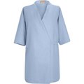 Vf Imagewear Red Kap Collarless Butcher Wrap W/o Pockets, Light Blue, Polyester/Combed Cotton, S WP18LBRGS